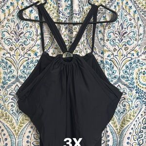 3X Black Swim Top